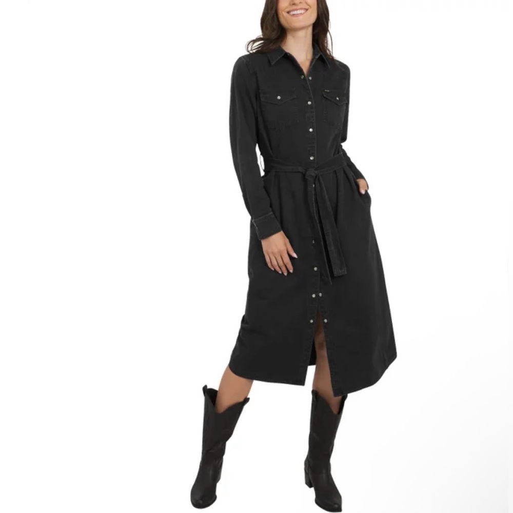 Wrangler Women's Denim Midi Dress